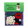 DIY Christmas Button Ornament Craft Kit Snowman Angel Santa Tree Making Kit for Parties Windowsills Garden
