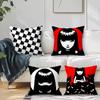 E-Emily S-Strange Cushion Cover Square Sofa Cushion Cover Casual Skin-Friendly Comfortable Pillow Cover