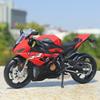 MotoGP BMW S1000RR Simulazione Moto da Corsa Squisito Diecast & Veicolo Giocattolo RMZ city 1:Modello da collezione in lega 12