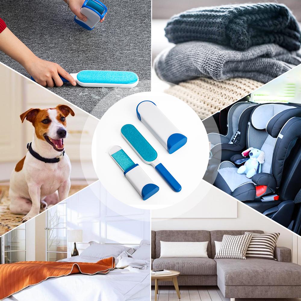 2 stücke Pet Haarentferner Magie Pelz Reinigung Pinsel Tragbare Haushalts Reinigung Pinsel Staub Pinsel Elektro Staub Reiniger Gerät
