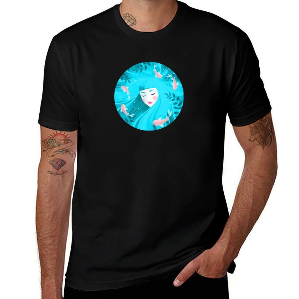 In The Sea Of My Thoughts Tshirt Work Wear Breathable Tee