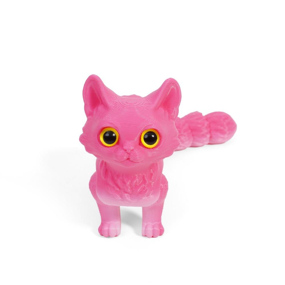 New PLA Cat Figurine Movable 16cm 3D Printed Cat Toys Stress Relief Articulated Joints Fidget Toy Gift