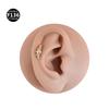 F136 Titan Marquise Blume Piercing Schmuck - Intern Gewindestecker für Ohr, Lippe, Nase, 1,2/1,0mm Dicke