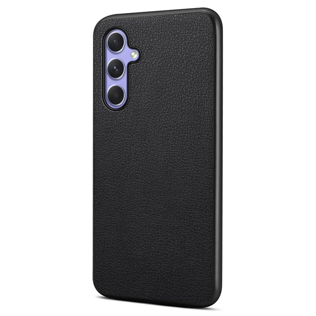 Calf Texture Case for Samsung Galaxy A54 5G Shell PU+TPU+PC Anti-drop Phone Cover
