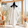 Halloween Ghost Outdoor Decoration Hanging for Decoration Cute Flying Satin White Reusable Party