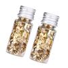 2Pcs Multifunction Bottled Decorative Gold Foil Paper for Nail Decoration Crafts