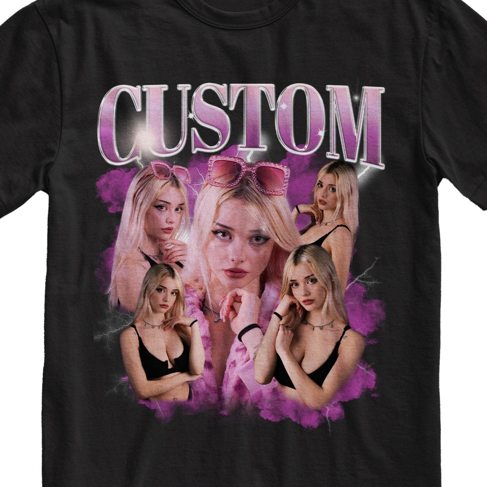 Custom Girlfriend Bootleg TShirt, Boyfriend Vintage Design Shirt S