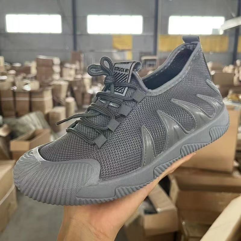 Spring, summer and autumn new young men's trendy sports shoes casual running cloth shoes men's trendy cloth shoes