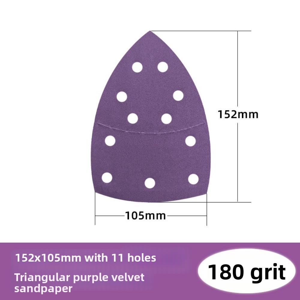 Alumina Oxide Triangle Sandpaper Multi-Purpose Hook and Loop Sandpaper For Woodworking