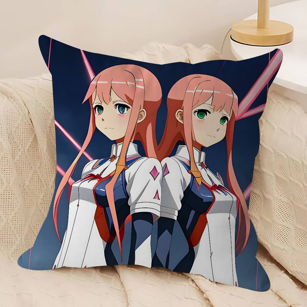 D-DARLING In The F-FRANXX Kissenbezug Dekokissen Sofa Heimdekor Hülle Kissenbezüge