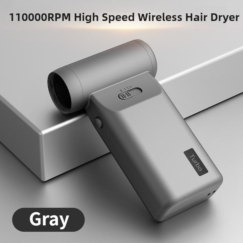 

110000 об/мин/130000 об/мин Портативный турбовентилятор Аккумуляторный Беспроводной Пылесос для компьютерной клавиатуры Многофункциональный Электрический воздуходув Gray