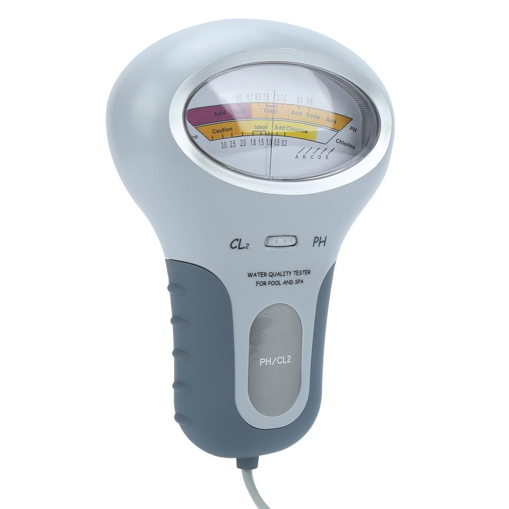 Swimming Pool Supplies Accurate Measurement, Portable and PH Tester for Pool and Spa Maintenance, with LED Display and Handle Probe for Easy Monitori