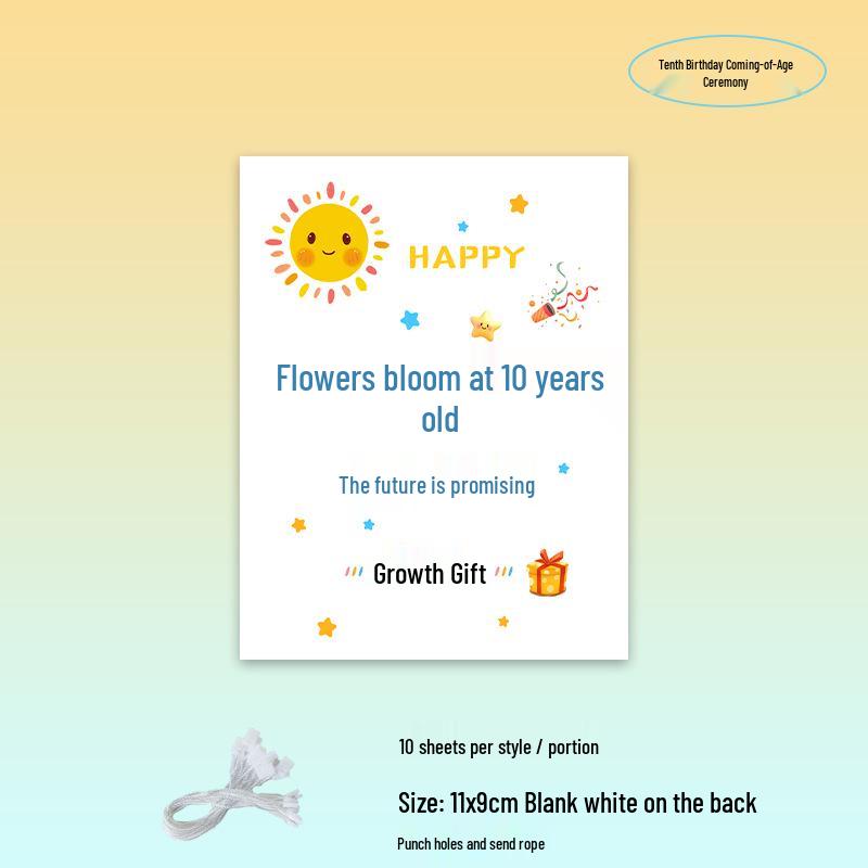 Children s Day Cartoon Greeting Card: Graduation & Coming-of-Age Tags