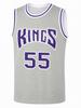 Retro Williams 55  Jersey Black with Purple & White Trim Sports Uniform Casual Vest  Kids Family Matching