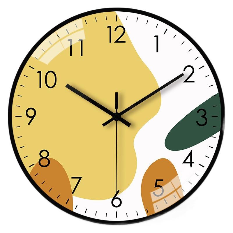 10-inch 25cm Creative Modern Wall Clock Home Living Room Bedroom Clock Mute Wall Quartz Clock