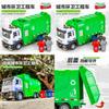 Green Garbage Truck Model With Sound And Light For Collectors And Kids Gift