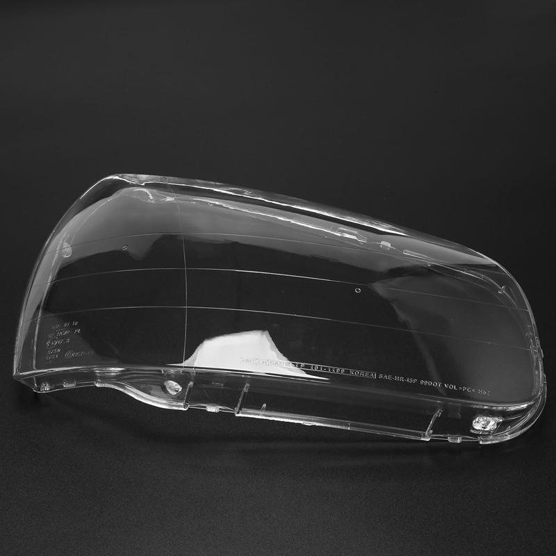 For Hyundai Santa Fe 2001 02 03 04 05 2006 Car Headlight Lens Cover Lampshade Front Auto Light Shell