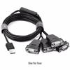 UGREEN Industrial USB to 4-Port RS232 DB9 Serial Adapter