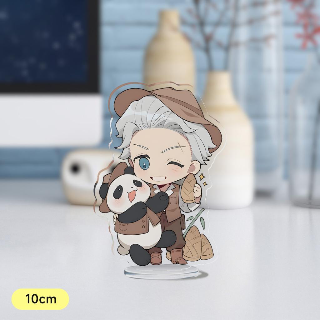 Anime Wind Breaker 10cm Acrylic Stand Sakura Haruka Yukai Akihiko Su Fang Q Version Mini Figure Model Plate Gift