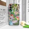 Luxury Beautiful Girl Phone Case for Samsung Galaxy S25 S24 S23 Ultra S22 Plus S21 FE S25 Edge Soft Cover Coque Claude Monet Art