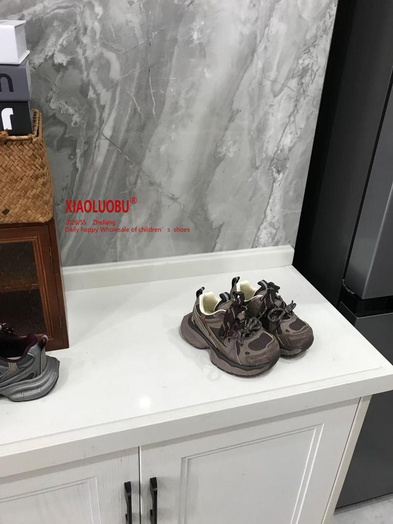 Kids' Cotton-Lined Retro Sneakers - Unisex Winter 2025 Casual Sports Shoes