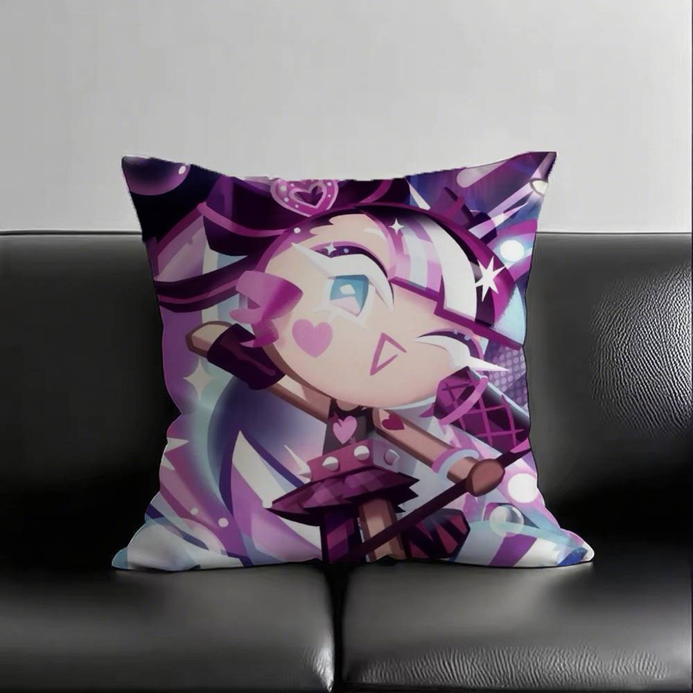 

Cartoon Game CRK Eternal Sugar Cookie Pillow Case Square Bedroom Sofa Leisure Comfort Cushion Car Living Room Home Decoration 16x16Inch