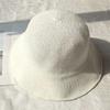 Cotton and Linen Fisherman Hat Women's Summer Breathable Knitted Basin Hat Versatile Straw Hat Artistic Top Hat Sun Protection and Sunshade Hat