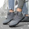 Legitimate Leather Warm Pads Mother Shoes Red Short Boot Red High Woman Sneakers Sport New Snekers Authentic Training Lofer