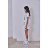 THE GREEN LAB Women'S Recycled Sweat Shorts [White Melange]