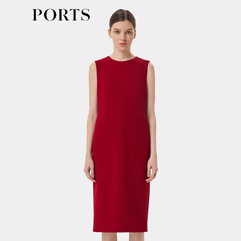 PORTS LT8D107RWB011 Women's Early Spring Mid-Length Dress