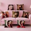 Popular Fashion Elegant Chinese Actress JJin Chen Cushion Cover Pillow Case Soft Friendly Fabric  Concealed Zipper