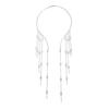 Multi-layer Fringed Gemstone Collar, High-end Design Light Luxury Flash Diamond Party Dress Necklace