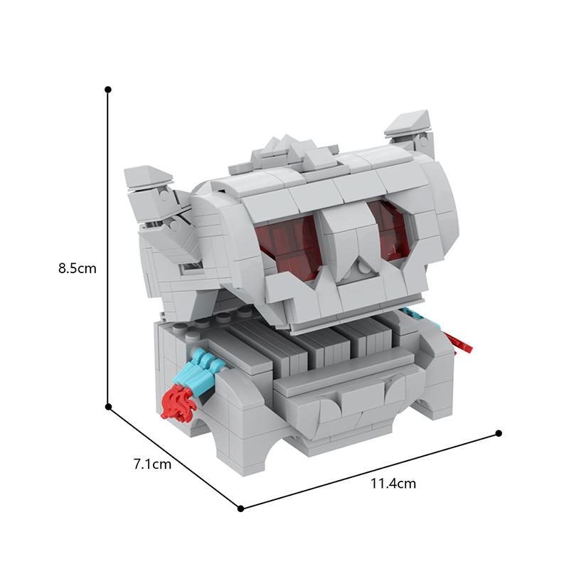 Buildmoc Wild Breath Link Skull Kid Kass Lynel Chest Vaatis Urbosas Figures Building Blocks Toys for Children Gifts