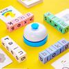 Kids Word Card Games Colorful Educational Preschool Puzzle Playing Toy Spelling Games Card for Home House Kindergarten Classroom