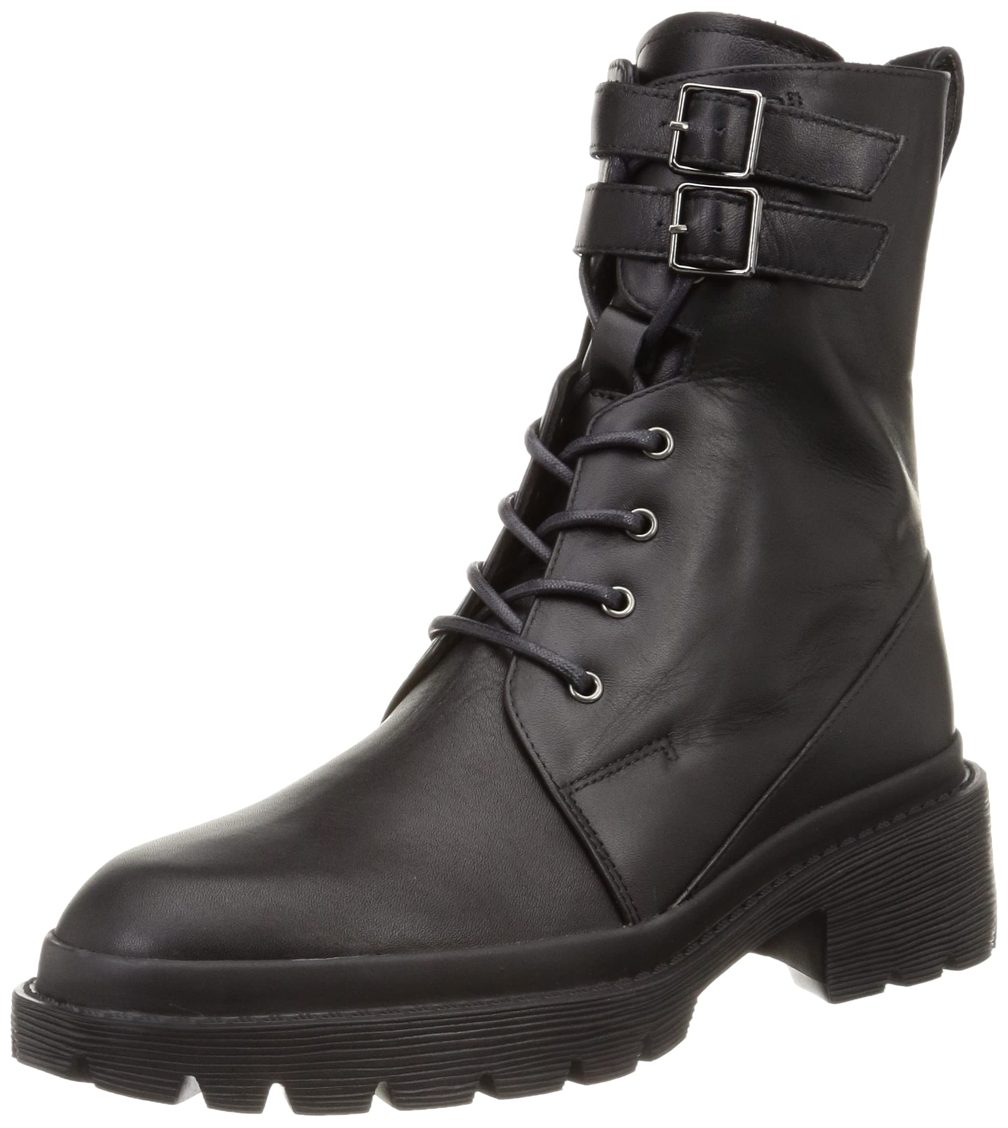 

on Oxford Boots Tank Sole Lace Up Short Boots 2719 Black cm E [Lanvin Blue] Women s 22.5 чёрный