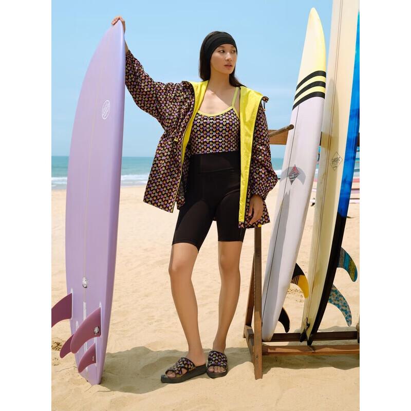 EP Yaying Women's High-Waist Elastic Cycling Yoga Shorts