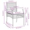 Vidaxl 9-Cz. Garden Furniture Set With Cushions, Black, PE Rattan