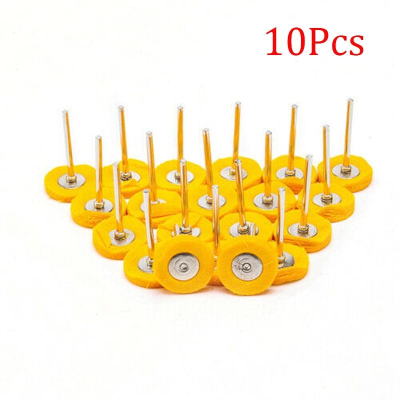 Power Tool-10Pcs Mini Polishing Wheels Buffing Pads with Shank for Electrical Grinding