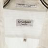 YVES SAINT LAURENT 90s Old Striped Pattern Long sleeve shirt 161/2 white Men's Used