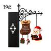 Bookshelf Lighting Christmas Hanging Light, Snowman Book Nook Lamp, Metal Festive Reading Accents Floating Library Lantern Decor, Holiday Ornament for