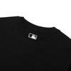 New MLB Drop Shoulder Sleeve T Shirt Women's Black 3FTSV1443-50BKS
