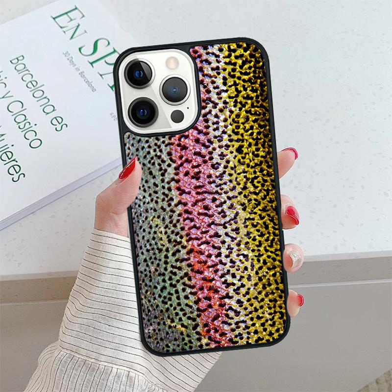 Brown Trout Fly Fishing Phone Case cover For iPhone 17 Air 15 16 16e 14 13 Pro Max Coque 12 11 Pro Max For Apple PLUS fundas