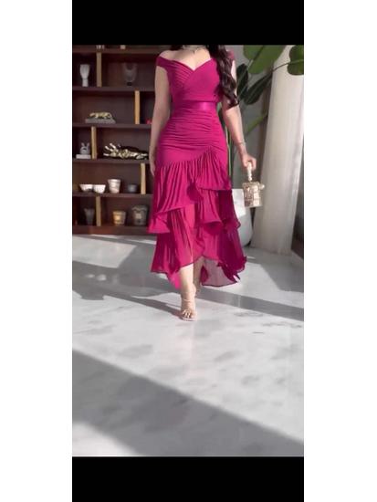 2025 Summer Women's Sweet Style Sleeveless Slim-Fit Solid Color Mid-Waist Long Dress