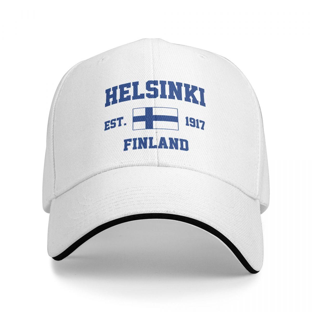 

Бейсболка Финляндия EST.1917 Helsinki Capital Unisex WoUnisex Unisex Хип-хоп Сэндвич-кепки Snapback Кепка для гольфа Рыбалка One Size