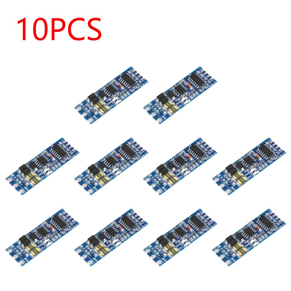 10PCS TTL To RS485 Module Hardware Automatic Flow Control Module Serial UART Level Mutual Conversion Power Supply Module 3.3V 5V