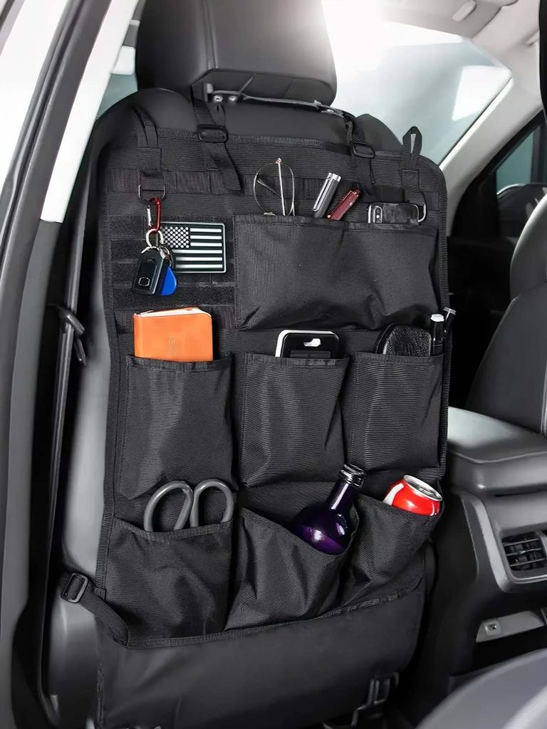 Car Seat Back Organizer, Universal Car Rear Seat Cover, Tool & Accessory Storage Bag