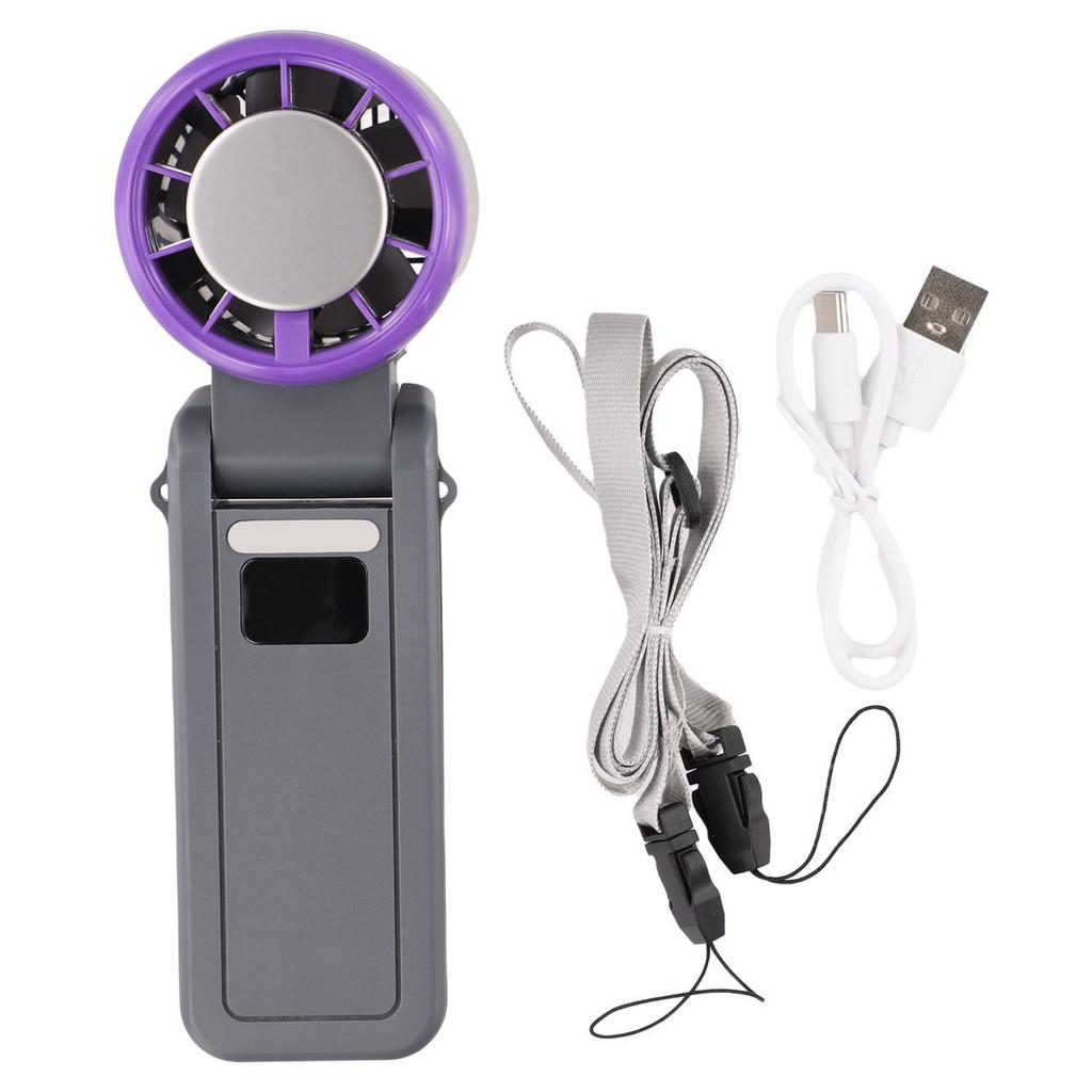 Adjustable Speed Cooling Fan Compact Design Adjustable Speeds 120 Speed Adjustment 3600mAh Battery 8 M s Airflow