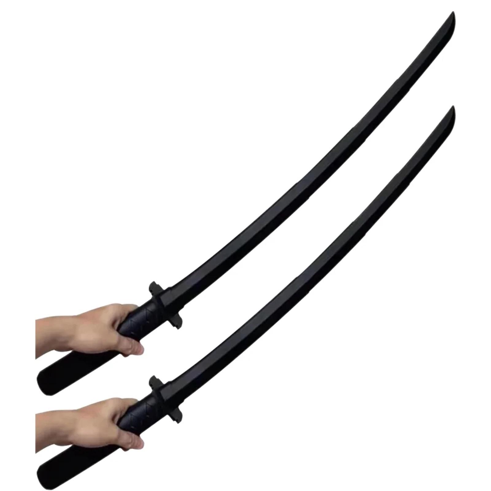 

Expandable Samurai Sword Toy with Retractable Blade and Handle for Role Play and Martial Arts Practice Safe Design One Size чёрный