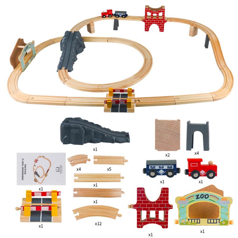 

Детский деревянный набор игрушек «Туннель-мост для поезда»