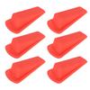 6pcs Door Stop Wedge Scratch Proof Slip Resistance Stable Base Stackable Door Wedge Stopper for